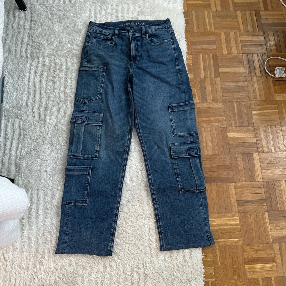 American Eagle Outfitters Denim Cargo Pants